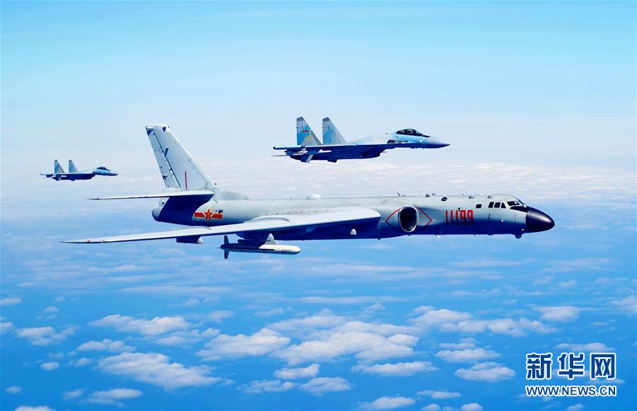 （圖文互動(dòng)）（1）空軍發(fā)布宣傳片展現(xiàn)殲-20、蘇-35、轟-6K海上新航跡