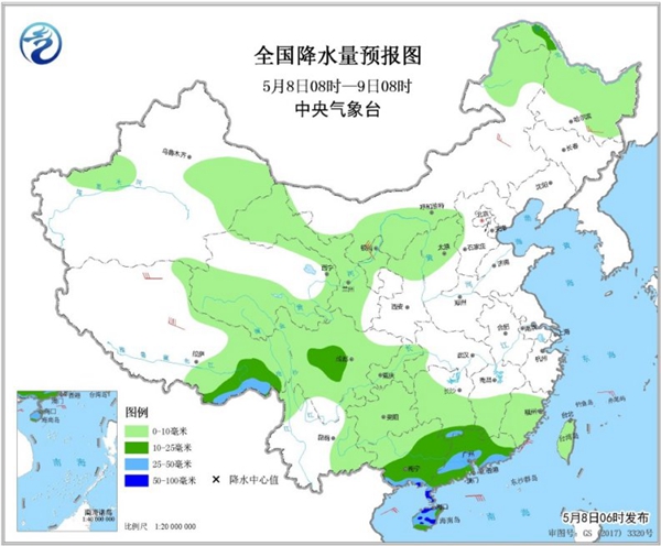 冷空氣要撤啦！今日全國降水整體弱 華南仍有強對流