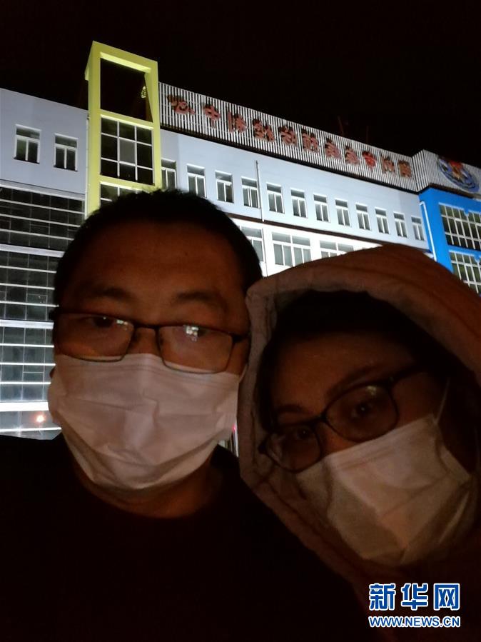 （一線抗疫群英譜·圖文互動）（3）山西檢測員伉儷：疫情不退，決不放松