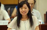 共產(chǎn)黨員微信、易信受眾代表喬薇發(fā)言