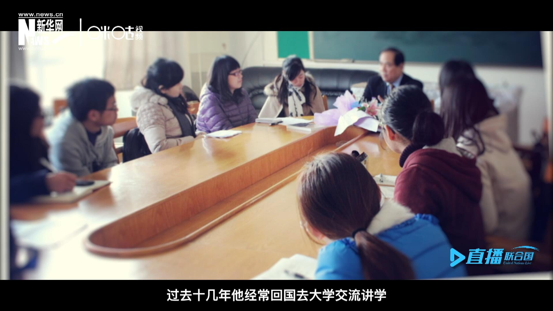 過去十幾年陳峰經(jīng)?；貒ゴ髮W(xué)交流講學(xué)，給年輕人分享他學(xué)習(xí)、工作和生活的故事。