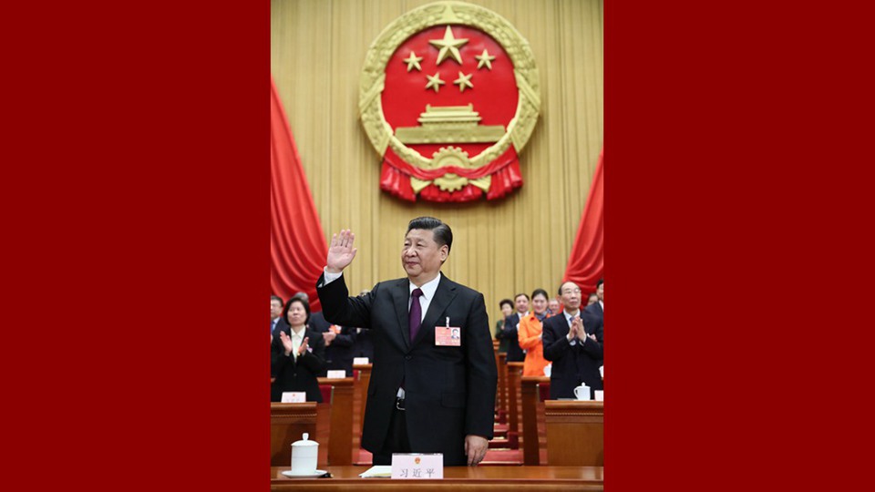 習近平當選國家主席、中央軍委主席