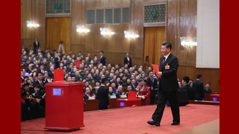 習近平當選國家主席、中央軍委主席