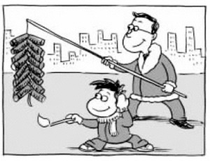 春節(jié)若遇霧霾，煙花怎么放？