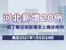 河北新增20例，一圖了解近期新增本土確診病例