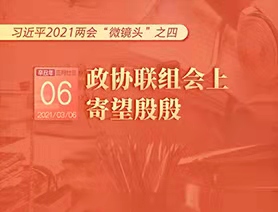 習(xí)近平2021兩會“微鏡頭”之四：3月6日 政協(xié)聯(lián)組會上，寄望殷殷