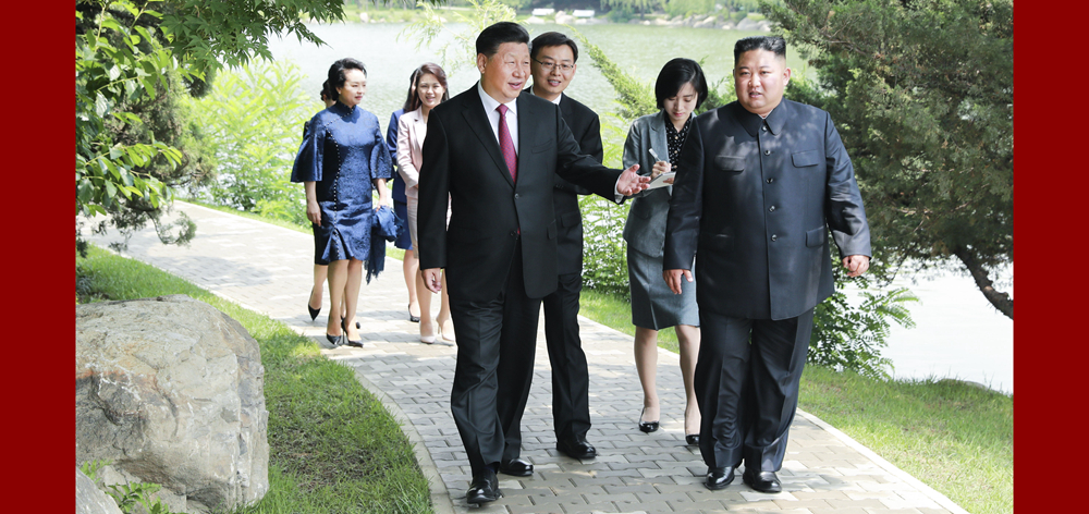 習(xí)近平會見朝鮮勞動黨委員長、國務(wù)委員會委員長金正恩