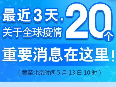 【圖解】最近3天，關(guān)于全球疫情20個(gè)重要消息在這里！